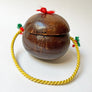 Vintage Hawaii Souvenir Coconut Face Purse