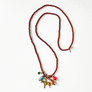 Collage Necklace: Brown with Horse Charm (S26H)