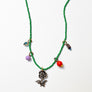Collage Necklace: Light Green & Thorny Rose (JU15)