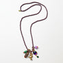 Collage Necklace: Lavender with Dove (JU2)