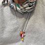 Festival Necklace: Blue & White (3A)