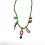 Festival Necklace: Green (3H)