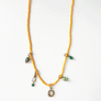 Collage Necklace: Marigold with Horseshoe Charm (S26U)
