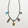 Collage Necklace: Black & Grey (O2513)