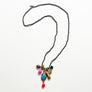 Collage Necklace: Black & Grey (O2516)