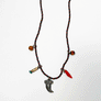 Collage Necklace: Brown & Black