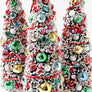 Deluxe Holiday Bristle Tree with Garland: Extra Large