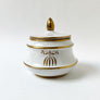 Vintage Ceramic Vessel with Lid Made in Italy