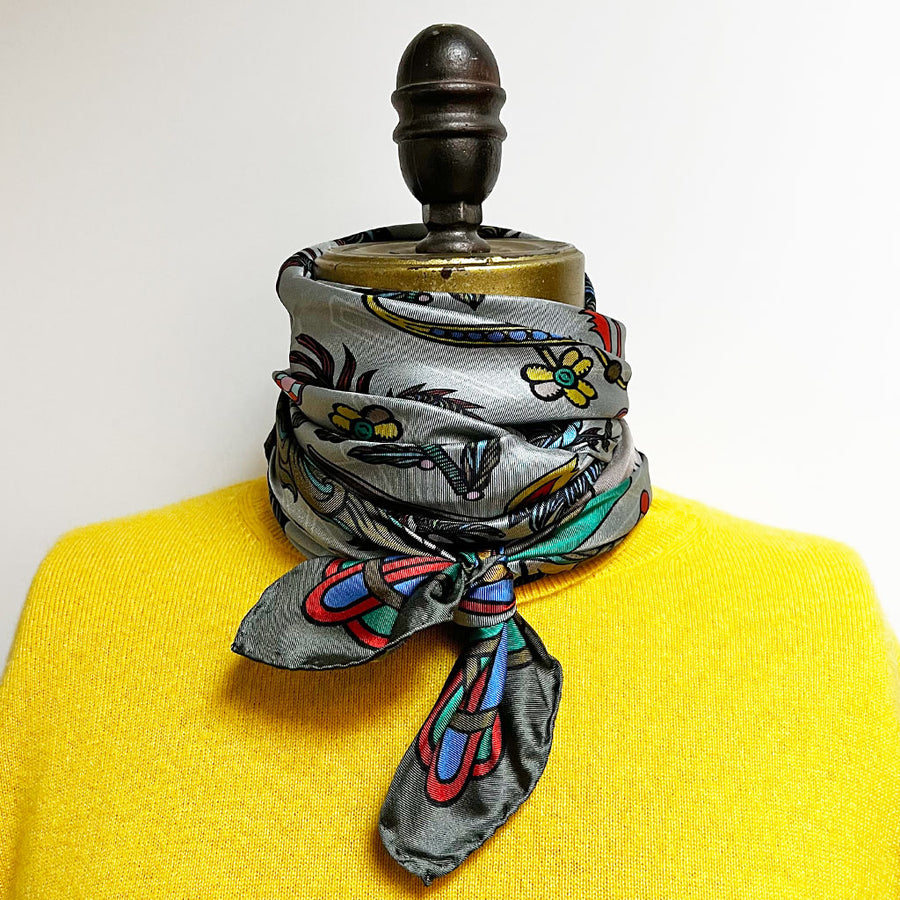PATCH NYC Daydream with Dragons Silk Scarf