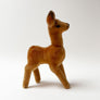 Vintage Standing Deer Plush Figure