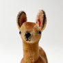 Vintage Standing Deer Plush Figure