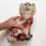 Vintage Chalkware Staffordshire Dog Figurine