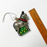 Country Donkey Glass Ornament