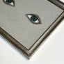 Don Carney Pair of Blue Eyes Art Print in Silver Frame