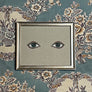 Don Carney Pair of Blue Eyes Art Print in Silver Frame