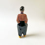 Vintage Figural Ceramic Dutch Man Liquor Bottle Made in Holland