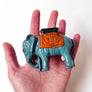 Vintage Metal Elephant Figurines (Set of 3)