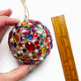 Encrusted Gems, Beads & Crystals Medium Ball Ornament