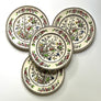 Vintage Alfred Meakin Indian Tree Ceramic Plates Made in England (Set of 4)