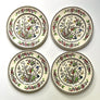 Vintage Alfred Meakin Indian Tree Ceramic Plates Made in England (Set of 4)