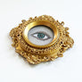 Don Carney Blue Eye - Art Print in Ornate Vintage Metal Frame