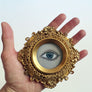 Don Carney Blue Eye - Art Print in Ornate Vintage Metal Frame