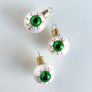 Spooky Green Eyeball Glass Ornament