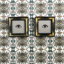 Don Carney Pair of Brown Eyes - Art Prints in Vintage Black & Gold Frames