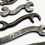 Vintage Metal Wrenches (set of 5)