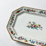 Vintage Ceramic Tray with Floral Decoration
