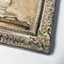 Vintage Still Life with Flowers Original Painting on Board in Ornate Frame