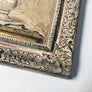 Vintage Still Life with Flowers Original Painting on Board in Ornate Frame