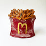 Vintage Ceramic French Fries Coin Bank