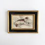 Boar Hound of Germany Original Hand-Colored French Engraving Vintage Art