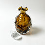 Vintage Midcentury Smoky Topaz Glass Decanter