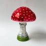 Glass Mushroom (amanita muscaria) Decorative Object Large