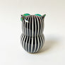 Vintage Murano Glass Striped Owl Figurine