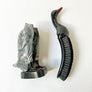 Vintage Duck Figural Butler Brush and Stand