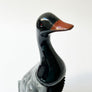Vintage Duck Figural Butler Brush and Stand