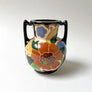 Vintage Deco Ceramic Vase with Double Handles Made in Japan
