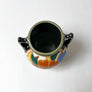 Vintage Deco Ceramic Vase with Double Handles Made in Japan