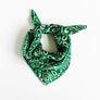 PATCH NYC Green Bandana Silk Neckerchief