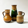 Mid-Century Ceramic Single Handle Vase Made in West Germany