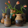 Mid-Century Ceramic Single Handle Vase Made in West Germany