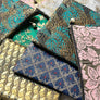 PATCH NYC Brocade Pouch: Pink & Gold