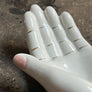 Vintage Ceramic Hand with Painted Fingernails Made in Japan
