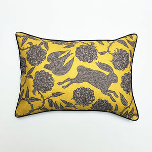 PATCH NYC Hawthorn Garden in Saffron Decorative Pillow