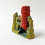 Vintage Lighthouse & Architectural Ruins Ceramic Incense Burner