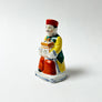 Vintage Figural Man with an Orange Box Ceramic Incense Burner Made in Occupied Japan