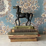 Black Horse on a Plinth Decorative Object